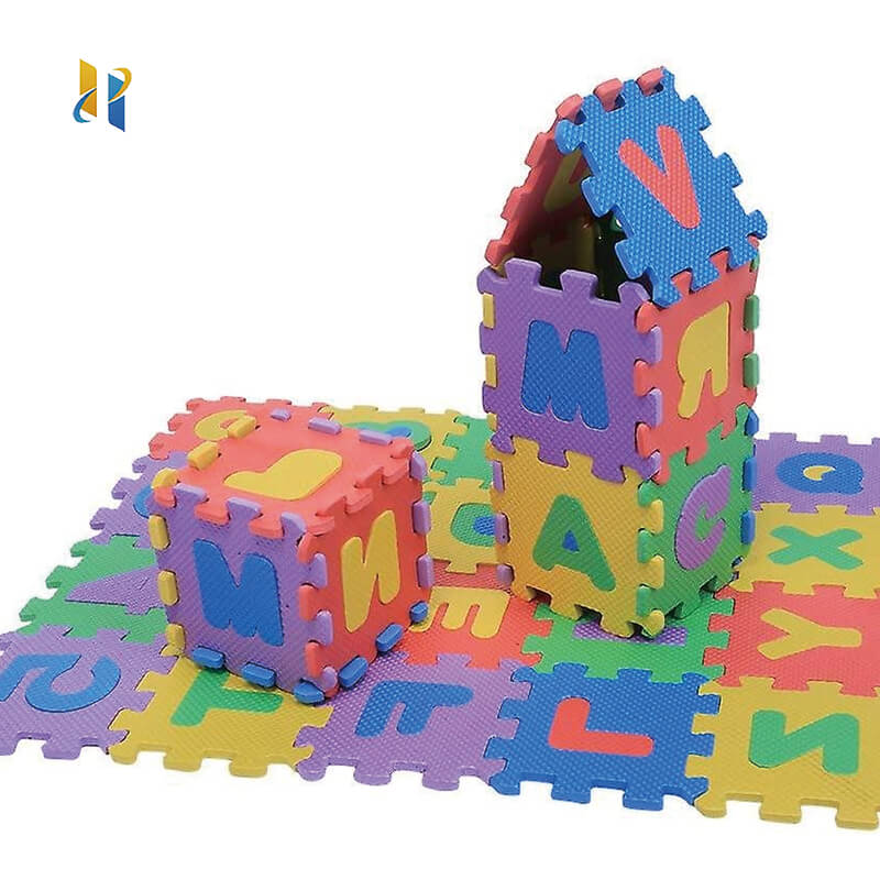 Wholesale 36pcs ABC & Number Type Play Mat EVA Foam Puzzle Flooring Mat Soft Alphabet Playmat Puzzle